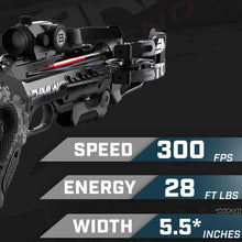 Load image into Gallery viewer, Barnett Demun Storm Handheld Crossbow, 300 FPS, Gray Camo