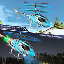 Load image into Gallery viewer, TERRAMUS Remote Control Helicopter for Kids, 2.4G Altitude Hold RC Helicopters with LED Light & Gyro, Radio Controlled Aircraft Indoor Toy with 3.5 Channel High Low Speed for Boys Beginner