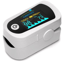 Load image into Gallery viewer, Innovo iP900BP-B Fingertip Pulse Oximeter, Blood Oxygen Monitor with Free App, Plethysmograph, and Perfusion Index (with Bluetooth) -White