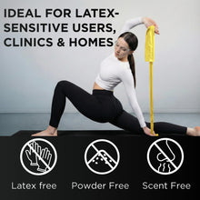 Load image into Gallery viewer, THERABAND Resistance Band 25 Yard Roll, Thin Yellow Non-Latex Professional Elastic Bands