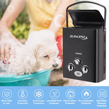 Load image into Gallery viewer, Portable Water Heater Propane Tankless - 6L 1.58GPM RV on demand Hot Gas Outdoor Digital Display Water Heater for Camping,Boat,Cabins(black)