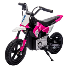 Load image into Gallery viewer, 24V Kids Electric Dirt Bike for 5-15 Years Old, Ride on E Motorcycle, 3.11-9.32MPH Speed, Rear Shock Absorber, LED Breath Lamp, Pink