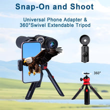 Load image into Gallery viewer, Cert Leidis HD 8x42 Binoculars for Adults High Powered Phone Adapter Tripod
