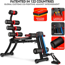 Load image into Gallery viewer, BODY RHYTHM 22 in 1 Wonder Master Core & Abdominal Workout Equipment, Foldable & Adjustable Rowing Machine