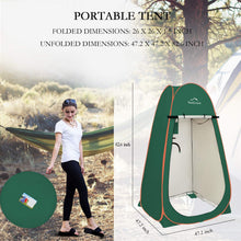 Load image into Gallery viewer, Your Choice Pop-Up Shower Tent, 47.2"Wx82.7"H Changing Tent - Dark Green