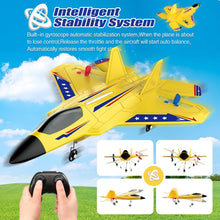 Load image into Gallery viewer, Fremego F22 RC Jet 2.4GHz Remote Control Jet with Gyro Stabilizer, LED Lights