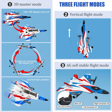 Load image into Gallery viewer, RC Plane 4 Channel Remote Control Airplane, F-22 RC Airplane for Beginners Adult with Stunt Flying