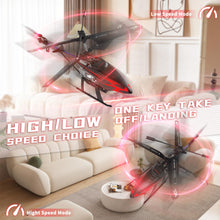 Load image into Gallery viewer, Remote Control Helicopter for Kids with 30-Minute Flight Time, LED Light Effects, Altitude Hold, One-Key Takeoff/Landing