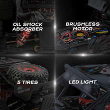 Load image into Gallery viewer, Fast RC Cars, 75km/h Brushless RC Buggy Trucks, 1/12 Scale 4x4 Fast Remote Control Car, High Speed Off Road