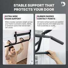 Load image into Gallery viewer, DMoose Pull Up Bar for Doorway (Black)