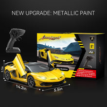 Load image into Gallery viewer, Lamborghini Remote Control Car, Officially Licensed 1:14 Lambo RC Car Yellow)