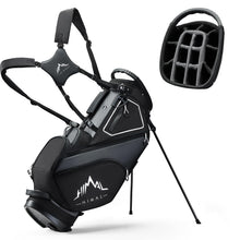 Load image into Gallery viewer, uniHimal 14-Way Golf Stand Bag, Lightweight Golf Bag for Men Black