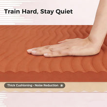 Load image into Gallery viewer, Keep 72" x 24" TPE Yoga Mat Non Slip, 1/4 Inch (6mm) Exercise Mat for Home Workout, Gym, Yoga, Pilates & Stretching with Carrying Strap, Oat White, Orange