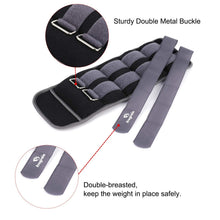 Load image into Gallery viewer, Ankle Weights, Wrist Arm Leg Weights 7.5 LBS x 2-(Grey)