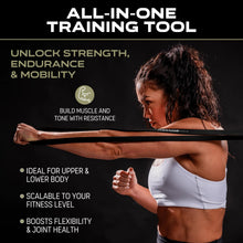 Load image into Gallery viewer, Battle Bands Resistance Bands – Pull Up Assistance Bands & Stretch Bands for Exercise – Black