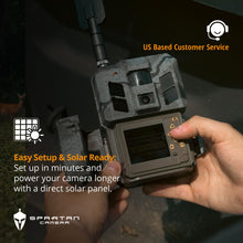 Load image into Gallery viewer, Spartan Camera 2 Pack GoLive3 Hunting Trail Camera, Live Streaming, 96° Wide Angle, Motion Activated, On-Demand FHD Photos and 1080p Videos, Built-in Lithium Battery,Blackout IR Flash,GPS,Weatherproof