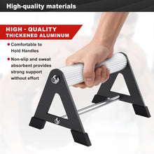 Load image into Gallery viewer, Mochantum Push Up Bar - All-aluminum Lightweight Pushup Stands with Non-Slip Base, 660LB Capacity, Portable Home Gym Equipment for Strength Training & Floor Workouts、Black、6.5inch