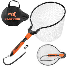Load image into Gallery viewer, KastKing Titanet Folding Fishing Landing Net, Extends to 26", Silicone