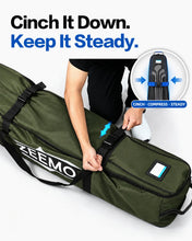Load image into Gallery viewer, ZEEMO Full-Open Golf Travel Bag for Airlines, Wheeled Club Carrier Bag