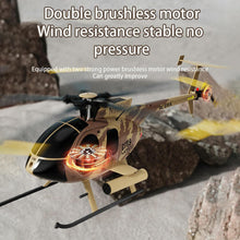 Load image into Gallery viewer, Remote Control Helicopter, 1:28 Scale MD500 Defender, 2.4G 6CH RTF RC Helicopter with Brushless Motor Single Blade