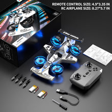 Load image into Gallery viewer, Xelabrion Remote Control Airplane Car Toys for Kids Ages 4-6-8-10-12, 2-in-1 Foam