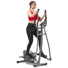 Load image into Gallery viewer, Sunny Health & Fitness Performance Compact Elliptical Machine - Matte Black