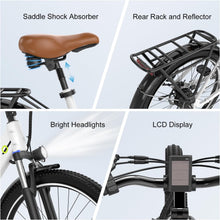 Load image into Gallery viewer, Cybervelo 1000 Peak Electric Bike for Adults,up 80 Miles Removable Battery Ebike, 26" Electric E Bike with 7-Speed