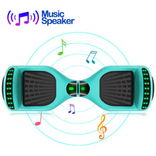 Load image into Gallery viewer, Mixed Color Hoverboard, with Bluetooth and Colorful Lights Self Balancing Scooter