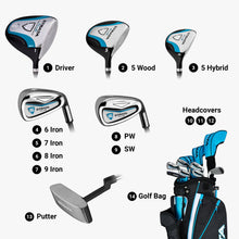 Load image into Gallery viewer, Callaway Golf Women's Strata Plus Complete Golf Set (14-Piece, Right Hand, Teal)