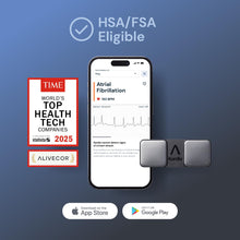 Load image into Gallery viewer, KardiaMobile 1-Lead EKG Monitor, Medical-Grade FDA-Cleared Personal Heart Monitor, Detects Normal, AFib & Arrhythmias, 30 Second Results, Works with Most Smartphones, HSA&FSA Eligible