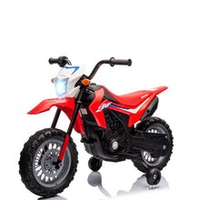 Load image into Gallery viewer, Kids Ride on Motorcycle, Electric Battery Powered Rechargeable Motorbike 6V Licensed Honda Kids Car, Red