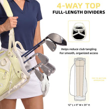 Load image into Gallery viewer, T WINSOLOGY Lite Series Golf Stand Bag, 4-Way Full-Length Dividers