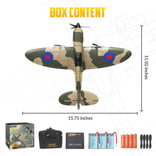 Load image into Gallery viewer, RC Plane 3 Channel Remote Control Airplane, 2.4GHz 6-Axis Gyro Stabilizer RTF Glider, Easy to Fly for Kids 8-12 Beginners