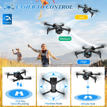 Load image into Gallery viewer, Drone with Camera 1080P HD, Mini Drone for Beginners Kids Adults RC Quadcopter with 2 Batteries