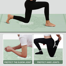 Load image into Gallery viewer, PAIDU Large Yoga Mat-72’x36’x0.4’ Extra Width & Thick,Comfortable,Non-Slip Exercise Mat-Works Great on All Floor for Stretching,Yoga Studio,Gym or Home Workouts (Green)