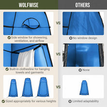 Load image into Gallery viewer, WolfWise Pop Up Shower Tent for Camping Essentials, Compact & Lightweight