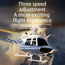 Load image into Gallery viewer, C138 Remote Control Helicopter, 1:33 Scale Bell206 Helicopter 2.4G 4CH RTF Single Propeller Aileron Free, Optical Flow Positioning (2 Battery)