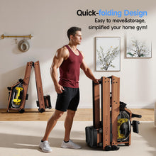 Load image into Gallery viewer, Rowing Machine for Home - Wood