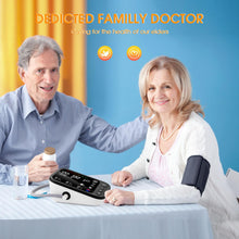 Load image into Gallery viewer, Blood Pressure Machine, Automatic Upper Arm Blood Pressure Monitor with 2x199 Readout, 4.5 Inch Backlit Large Screen Adjustable Large Cuff 9 to 17 Inches - Arrhythmia and Home Hypertension Detector