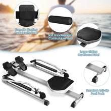 Load image into Gallery viewer, GYMAX Rowing Machine for Home - Silver