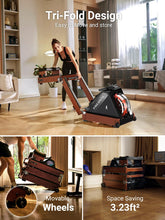 Load image into Gallery viewer, KINGSMITH Water Rowing Machines for Home - Red Oak