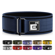 Load image into Gallery viewer, Self-Locking Weight Lifting Belt - (Small, Midnight Blue)