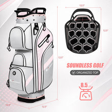 Load image into Gallery viewer, XDriveMax 14-Way Golf Cart Bag, Silent Lock Top & Full Length Dividers