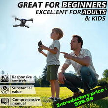 Load image into Gallery viewer, Buvnatep Foldable FPV Drone with 1080P Camera, RC Mini Drone for Kids and Adults