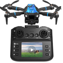 Load image into Gallery viewer, M18LCD Drone with 1080P Camera for Adults, Drone with Screen Remote, Mini FPV Drone for Beginner, One Key Start, Brushless Motor, RC Foldable Quadcopter for Beginners/Adults Gifts