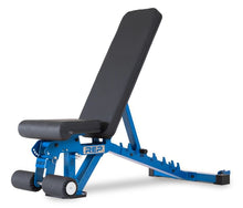 Load image into Gallery viewer, REP Foldable Incline Decline Bench | FID Platform for Home Gym | Compact Portable Fitness Stationary Equipment | Heavy Duty Strength Training | Adjustable Sit-up Dumbbell Workout Support, Matte Blue