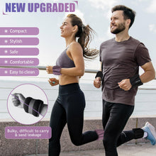 Load image into Gallery viewer, BECOJADDE Ankle Weights Set of 2 (2 lb Each) Adjustable Wrist Weights - Deep Plum