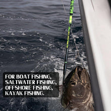 Load image into Gallery viewer, Fiblink Fishing Gaff Portable Travel Fish Gaff with S316 Stainless Steel Fishing Hook Non-Slip Camouflage Handle 1Piece Gaff for Saltwater Offshore 4'
