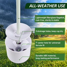 Load image into Gallery viewer, 1 Pack Golf Flagstick & Hole Cup Set, 3ft Mini Putting Green Pin Flag