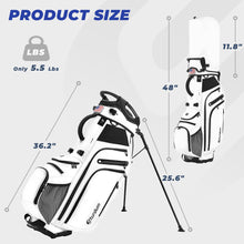 Load image into Gallery viewer, Sturdum 14 Way Golf Stand Bag with 12 Pockets n Full-Length Dividers